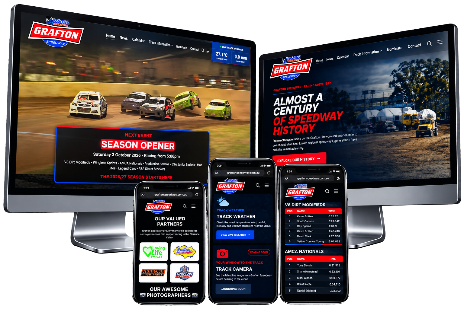 Grafton Speedway Website